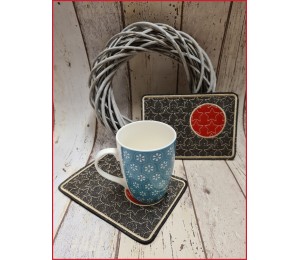 Stickserie ITH - Mug Rugs Basic 3